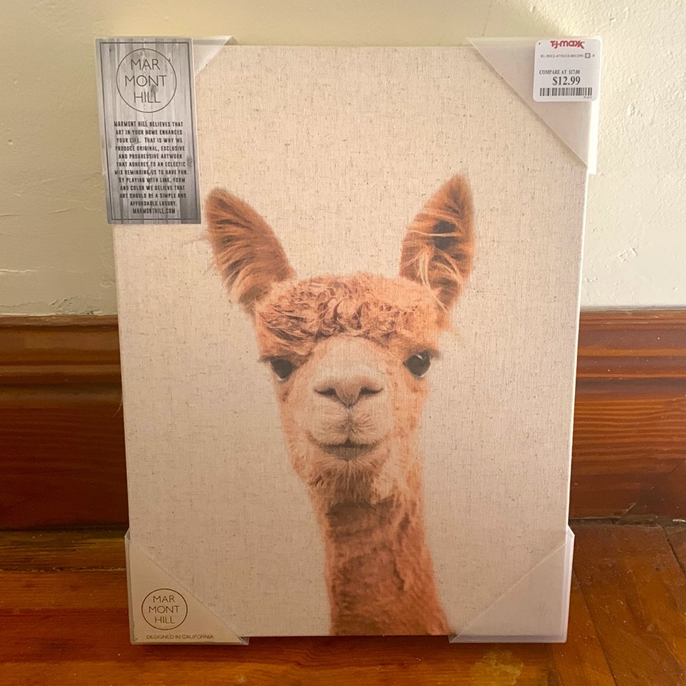 💚 Marmont Hill Llama Wall Decor